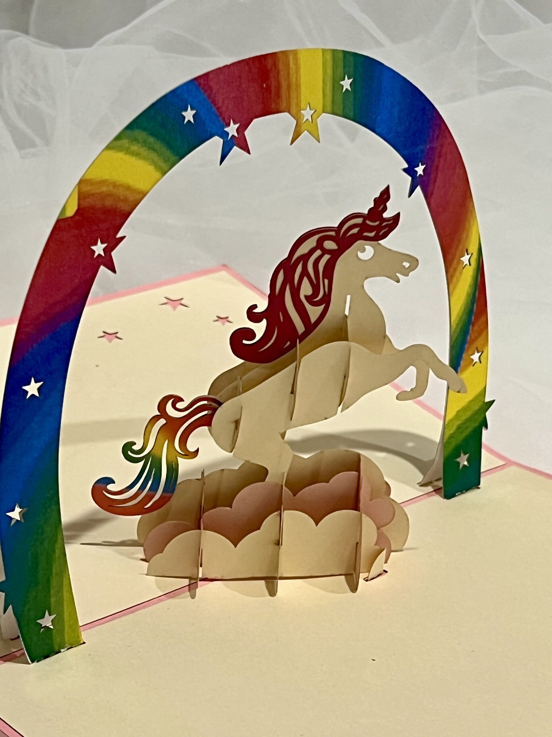 Unicorn Pop-Up Greeting Card – A Magical Gift for Children Who Love Unicorns - Image 4