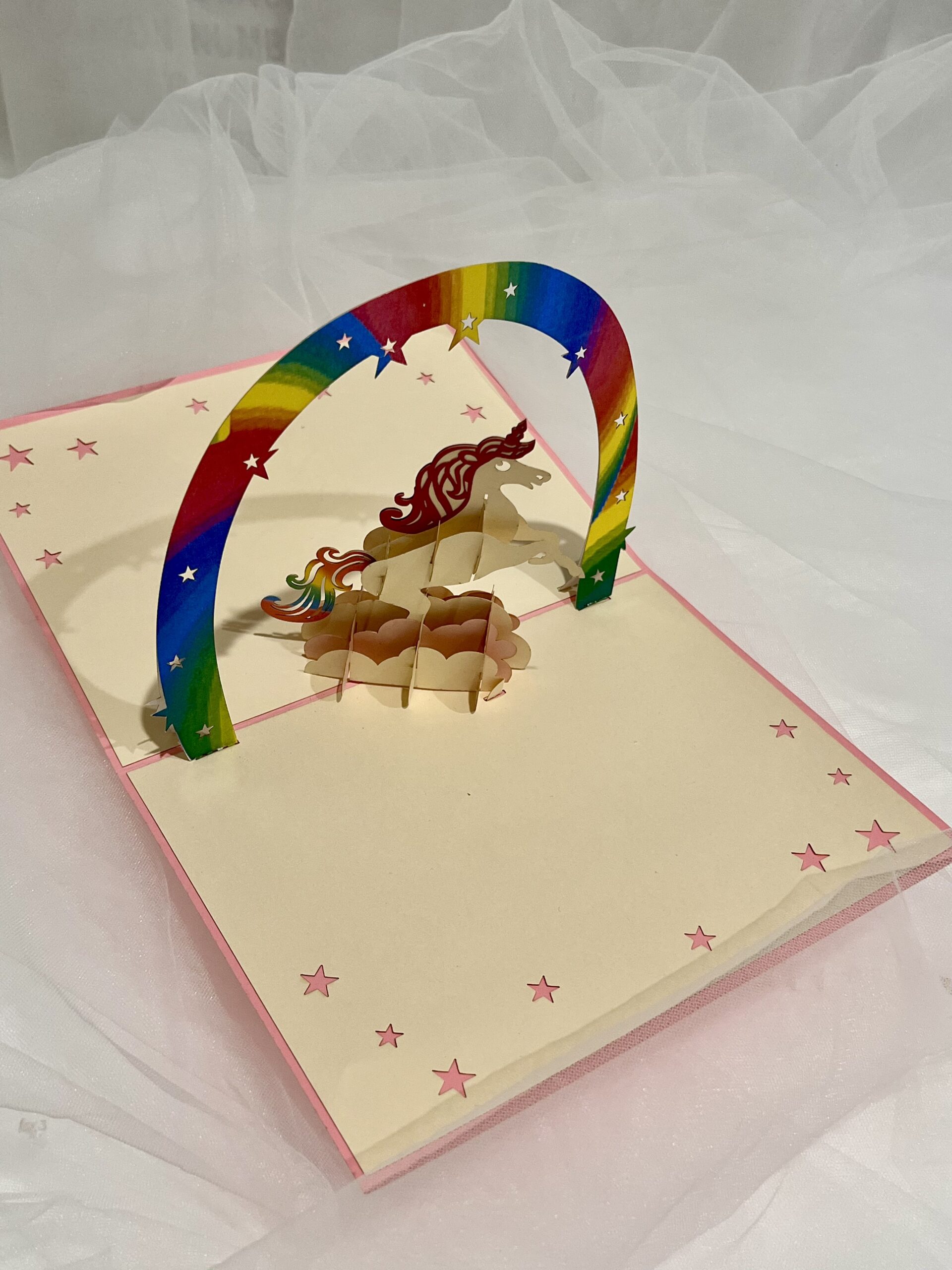 Unicorn Pop-Up Greeting Card – A Magical Gift for Children Who Love Unicorns - Image 3
