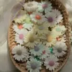 Daisy Flower Candle Party Favours NZ | Personalised Soy Wax Wedding Favours