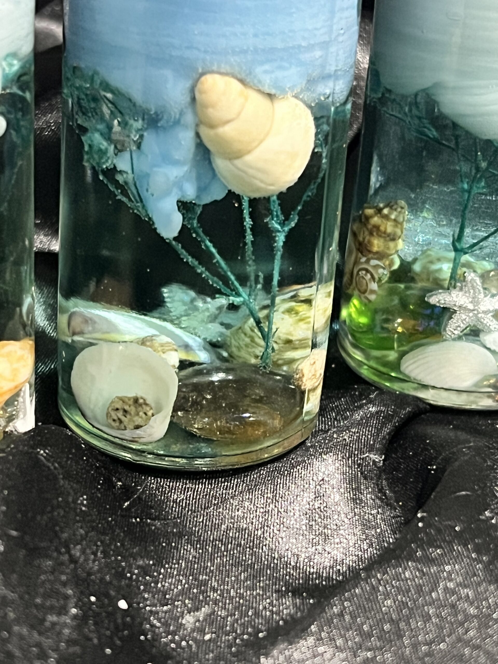Ocean Whisper Bottle Candle – A Piece of the Sea, Captured in Light - Image 2
