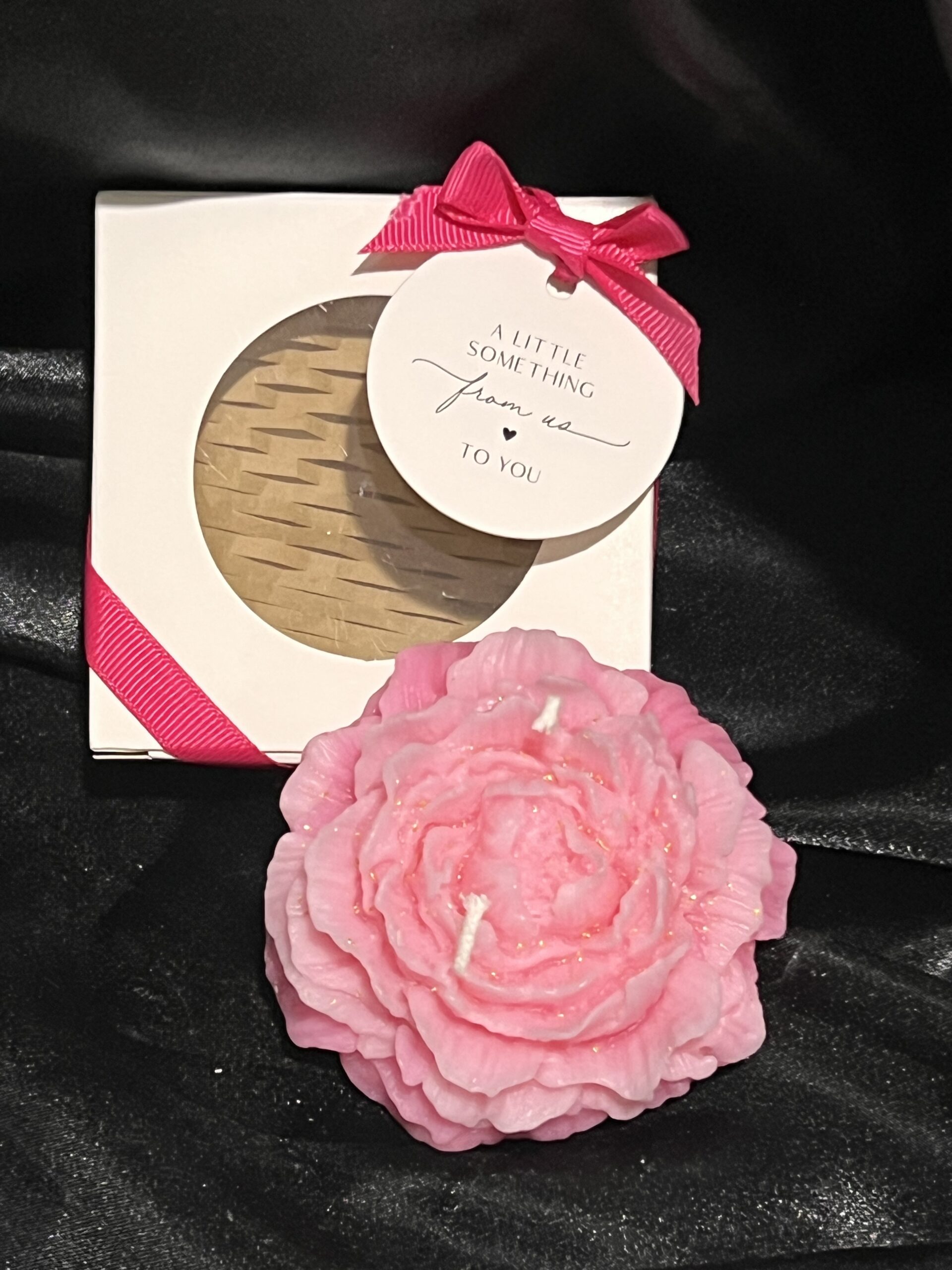 Personalised Peony Flower Candle NZ | Keepsake Party Favours & Gift Ideas - Image 2