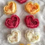 Heart Shape Flower Candle – Personalised Keepsake Party Favour & Gift