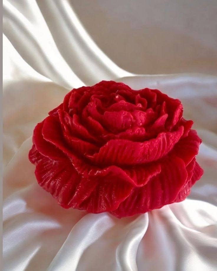 Personalised Peony Flower Candle NZ | Keepsake Party Favours & Gift Ideas