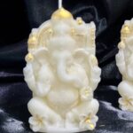 Ganesha ritual candle with jasmine incense and coconut fragrance
